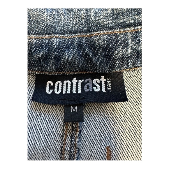 Contrast | Tailor Fit Jeans Jacket Denim Blazer - Size Medium - Picture 9 of 15